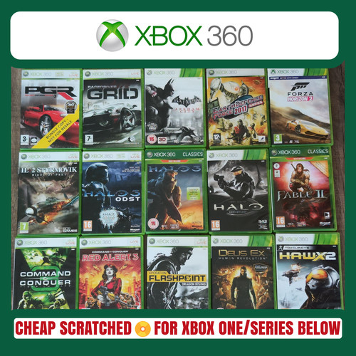 Xbox 360 game bundle - 360, selection